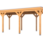 Douglas overkapping, 402 x 735 cm Verando, Origin